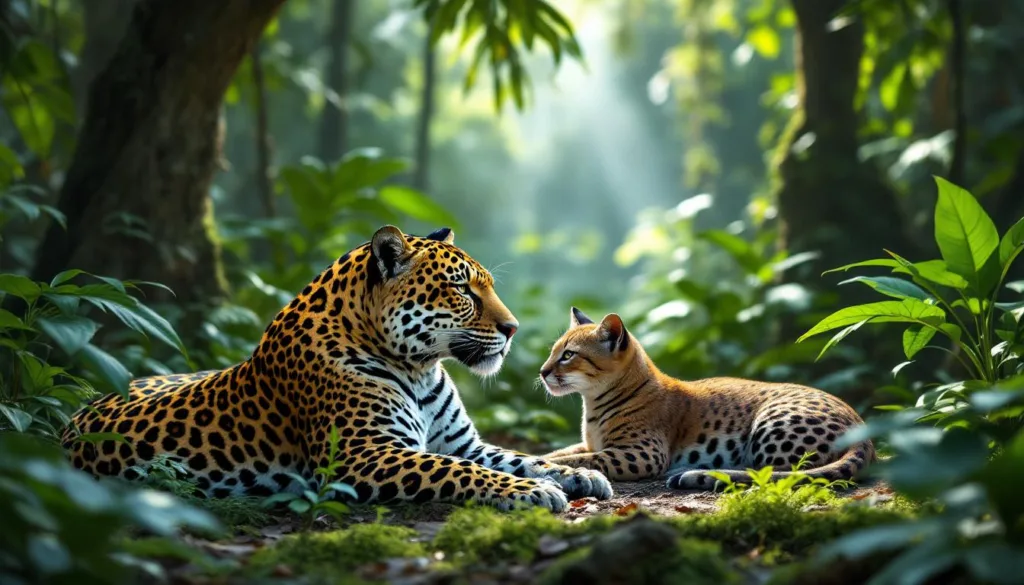 ein biologe erklärt, warum jaguar und puma im dschungel plötzlich friedlich zusammenleben – faszinierende einblicke in das verhalten großer raubtiere.