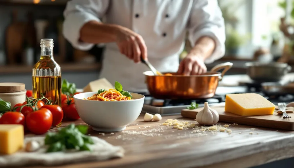 ein erfahrener koch zeigt dir, wie du mit wenigen einfachen zutaten eine köstliche luxus-pastasauce zubereitest – schnell, einfach und lecker!
