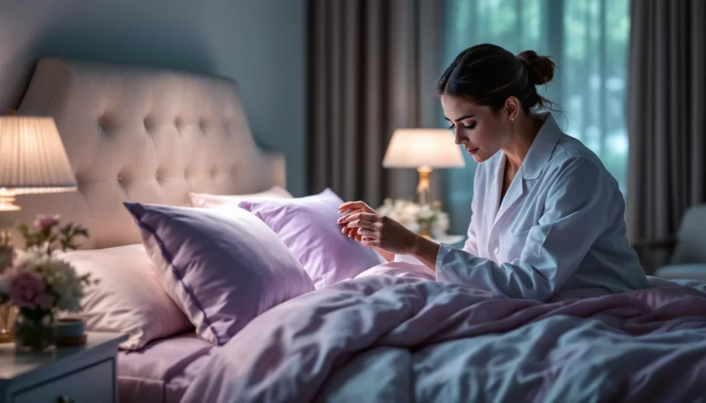 eine hautärztin erklärt, welche schlafposition hilft, falten vorzubeugen, bevor sie entstehen, für eine gepflegte und glatte haut.