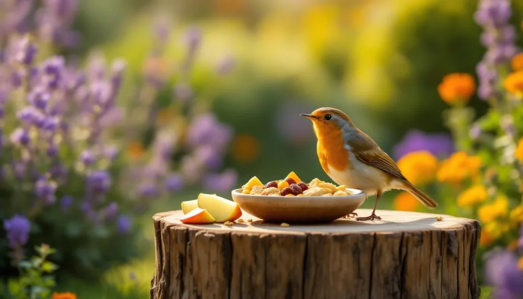 entdecken sie, wie sie mit einfachen küchenresten jeden morgen rotkehlchen in ihren garten locken können – eine tolle möglichkeit, die natur direkt vor ihrer haustür zu genießen.