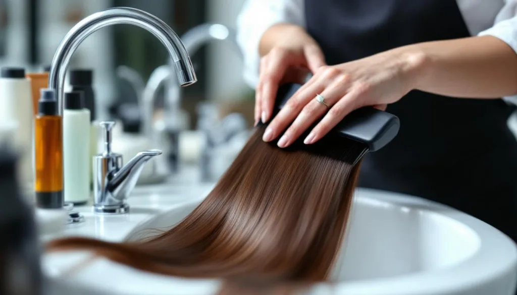 entdecke, warum friseure immer vor dem waschen bürsten und warum auch du diese einfache methode anwenden solltest, um dein haar gesund und glänzend zu halten.