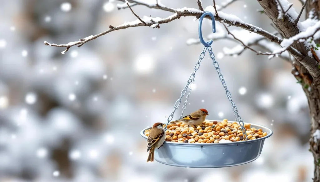 entdecken sie einen einfachen kleiderbügel-trick, der vögeln im winter hilft, wenn weder futter noch häuschen verfügbar sind. schützen sie die vogelwelt effektiv!