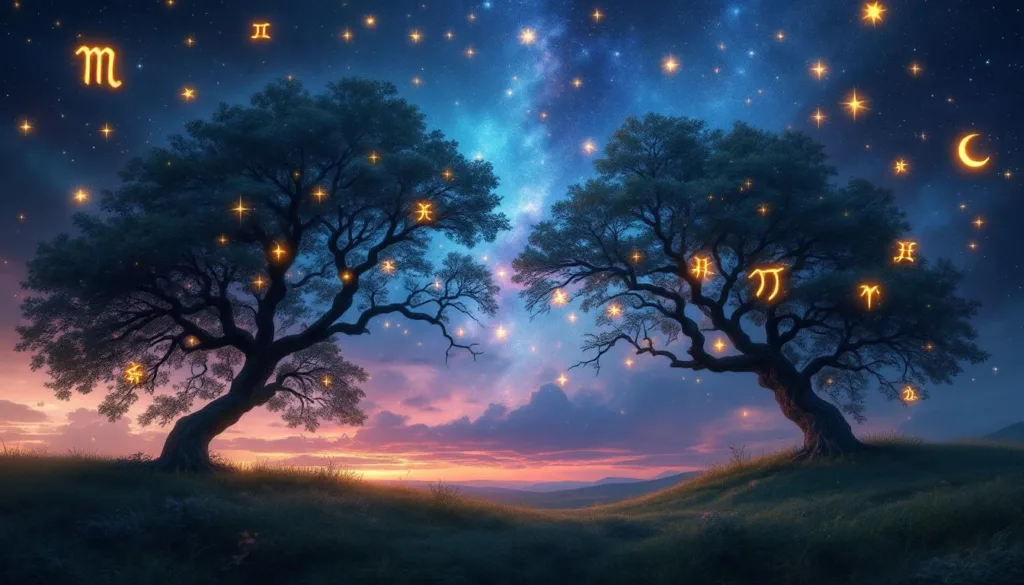 entdecken sie, welche sternzeichen-paare die stärkste karmische anziehungskraft besitzen – es ist weder zufall noch schicksal, sondern tiefe spirituelle verbindungen.